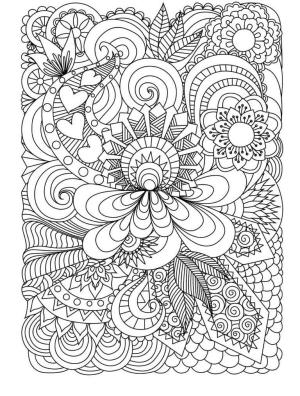 Ilkbahar boyama sayfası,  coloring page, İlham ve yaratıcılık zamanı, 