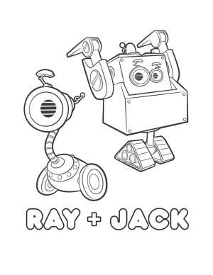 Inanılmaz boyama sayfası,  coloring page, Ray Ve Jack, 