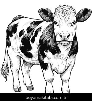 Inek boyama sayfası,  coloring page, , 15)