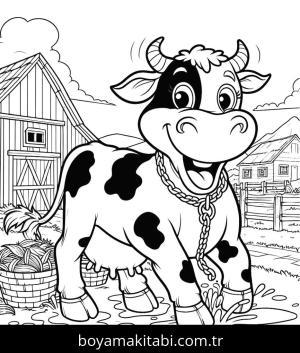 Inek boyama sayfası,  coloring page, , 18)