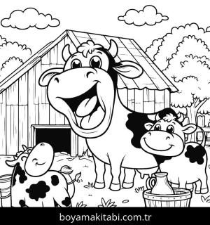 Inek boyama sayfası,  coloring page, , 16)