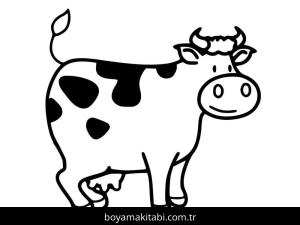 Inek boyama sayfası – ücretsiz yazdır, boyama etkinliği
