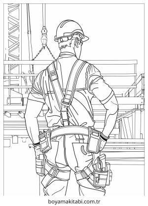 İnşaat İşçisi Boyama