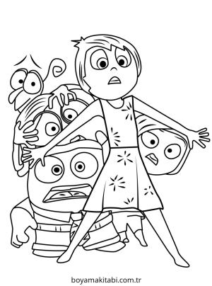 Inside Out boyama sayfası – çocuk aktivitesi, PDF indir