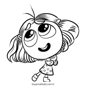 Inside Out boyama sayfası – eğitici aktivite, yaratıcılık