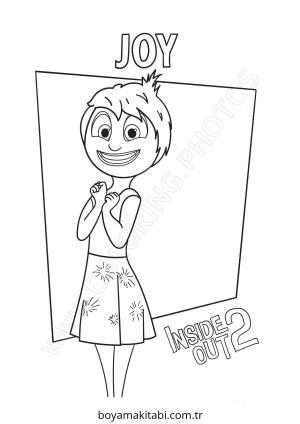 Inside Out boyama sayfası – ücretsiz yazdır, boyama etkinliği