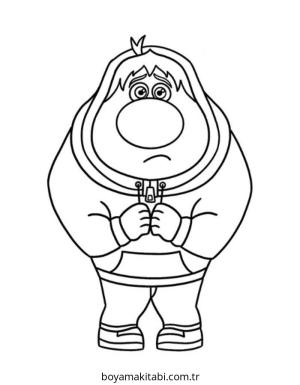 Inside Out boyama sayfası – boyama etkinliği, çocuk aktivitesi