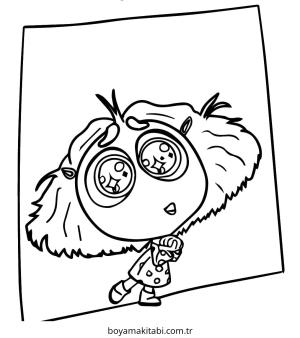 Inside Out boyama sayfası – boyama etkinliği, çocuk aktivitesi