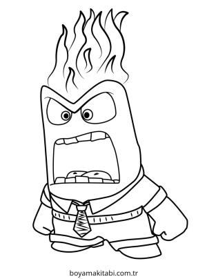 Inside Out boyama sayfası – ücretsiz yazdır, boyama etkinliği