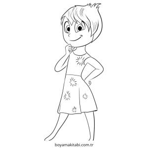 Inside Out boyama sayfası – yaratıcılığı geliştirir, keyifli zaman