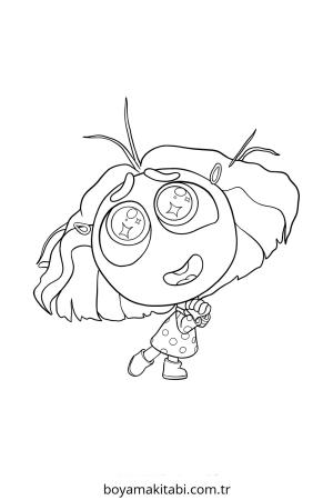 Inside Out boyama sayfası – renkli çizimler, okul öncesi