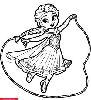 İp Atlama boyama sayfası, coloring page, ,
