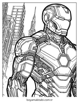 Iron Man Boyama