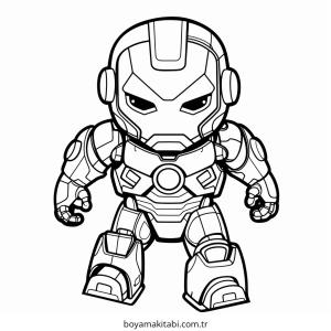 Iron Man boyama sayfası – ücretsiz yazdır, boyama etkinliği