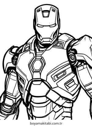 Iron Man Boyama