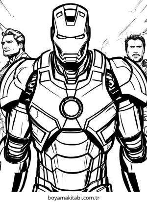 Iron Man Boyama