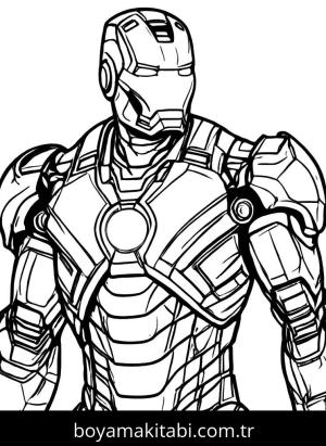Iron Man boyama sayfası,  coloring page, , 
