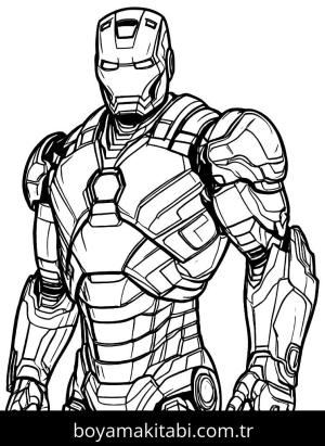 Iron Man boyama sayfası,  coloring page, , 
