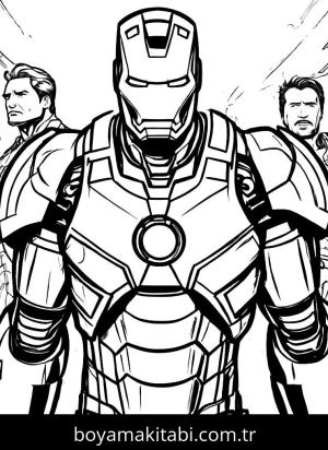 Iron Man boyama sayfası,  coloring page, , 