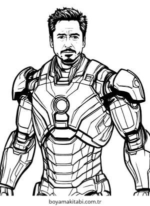 Iron Man Boyama