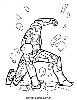 Iron Man Boyama