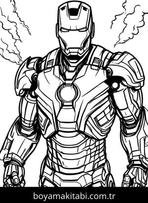 Iron Man boyama sayfası,  coloring page, , 