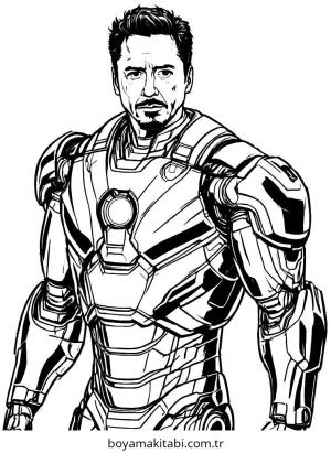 Iron Man Boyama