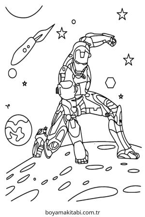 Iron Man Boyama