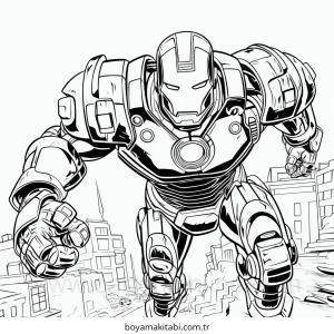 Iron Man Boyama