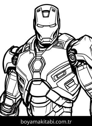 Iron Man boyama sayfası,  coloring page, , 