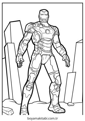 Iron Man Boyama