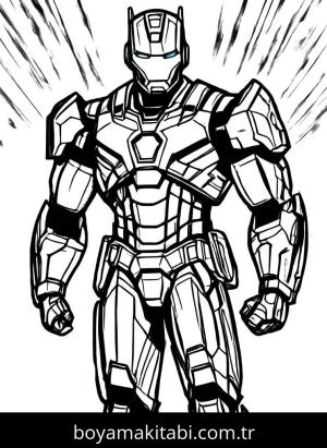 Iron Man boyama sayfası,  coloring page, , 