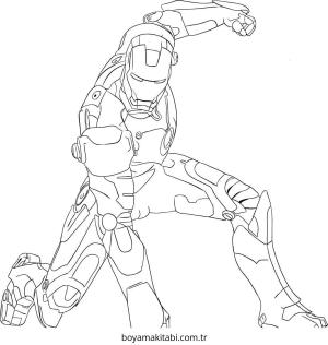 Iron Man Boyama