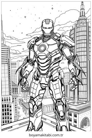 Iron Man Boyama