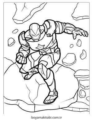 Iron Man Boyama