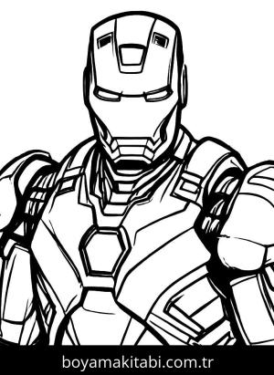 Iron Man boyama sayfası,  coloring page, , 