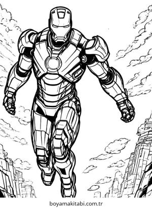 Iron Man Boyama