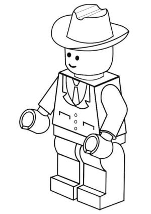 Iş Adamı boyama sayfası,  coloring page, İşadamı Lego, 