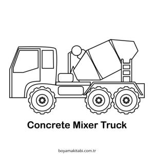 İş Makinelerı boyama sayfası – boyama etkinliği, çocuk aktivitesi