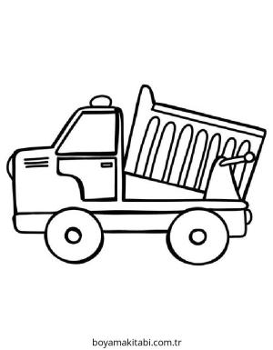 İş Makinelerı boyama sayfası – PDF indir, sevimli karakter