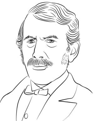 İskoçya boyama sayfası,  coloring page, David Livingstone, 