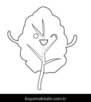 Ispanak boyama sayfası – okul öncesi, evde etkinlik