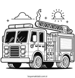 İtfaiye Aracı Boyama