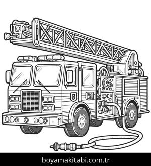 İtfaiye Aracı boyama sayfası,  coloring page, , 