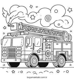 İtfaiye Aracı Boyama