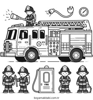 İtfaiye Aracı Boyama