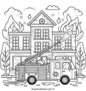 İtfaiye Aracı Boyama
