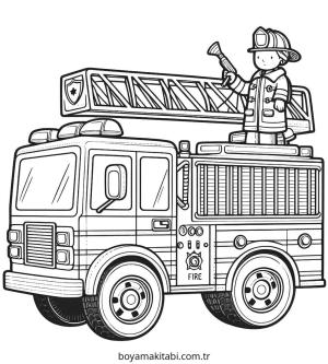 İtfaiye Aracı Boyama