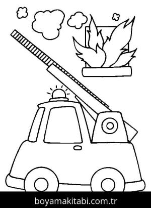 İtfaiye Aracı Boyama