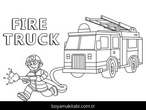 İtfaiye Aracı Boyama